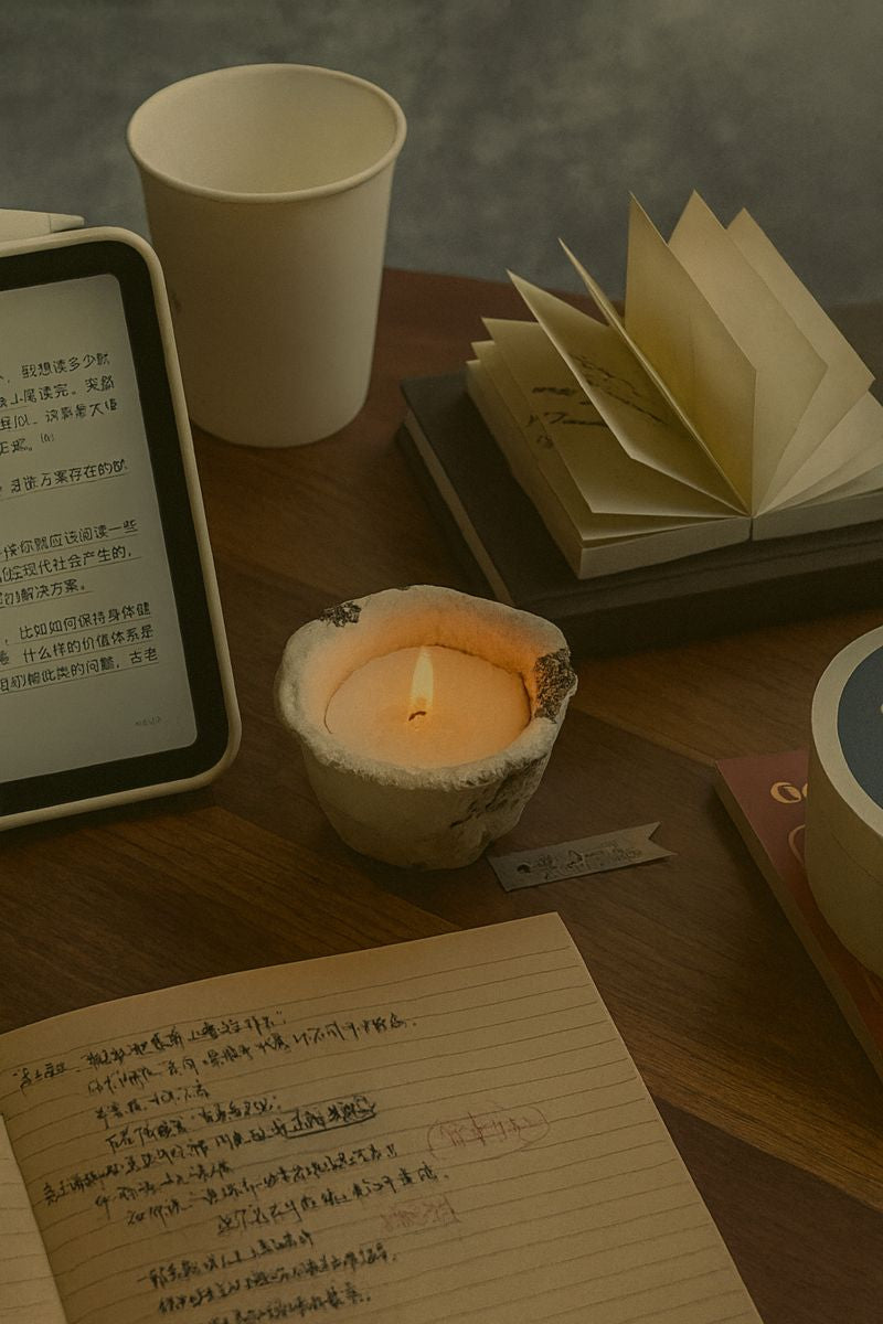 Luxury tea scented candles collection by ONEKILN