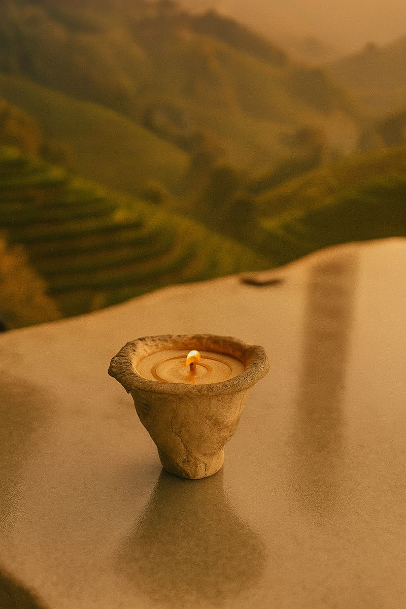 Phoenix Dancong oolong tea scented candle by ONEKILN